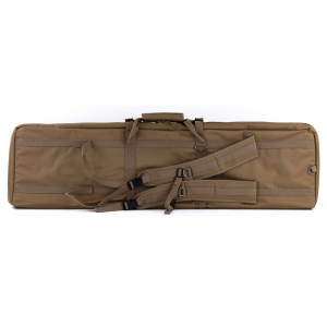 Bulldog BDT60-43T Tactical Double Rifle Case 43 Tan 2 Rifles
