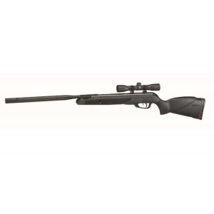 Gamo 6110067854 Wildcat Whisper  Break Open Gas Piston 177 Pellet 1rd Black Black Molded All Weather Stock 4x32 mm