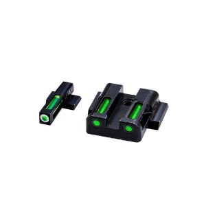 Hiviz MPSN321 LiteWave H3 S&W M&P Shield 9/40/45 S&W M&P Shield 9mm/40S&W/45 Tritium/Fiber Optic Green Tritium/Fiber Optic Green Black