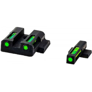 Hiviz MPN321 LiteWave H3 S&W M&P Full Size/Compact S&W M&P Full/Compact (Except M&P22) Tritium/Fiber Optic Green Tritium/Fiber Optic Green Black