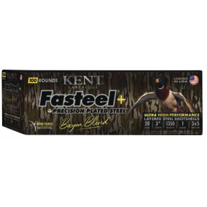 Kent Cartridge CC203FSP283X5 Fasteel + Precision Steel Sports South Exclusive Bayou Blend 20Gauge 3 1oz 3x5Shot 100Per Box/2 Case *Case Only