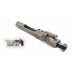 BHA Precision Complete M16 AR-15 5.56/300 Shiny Nickel Boron Logoed Bolt Carrier Group - BCG
