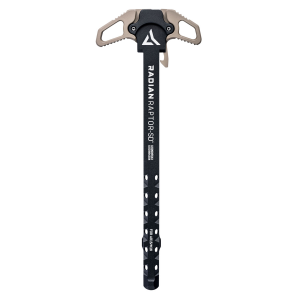 Radian Weapons Raptor SD Ambidextrous Charging Handle AR15/M16 FDE R0066. These AR Charging Handles from Radian Weapons are precision machined from 7075-T6 aluminum and anodized for reliable charging and clearing at the range or in competition. The.