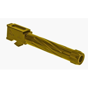 Rival Arms RA20G102E Threaded V1 fits Glock 17 Gen3-4 Gold PVD 416R Stainless Steel