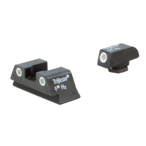 Trijicon 600777 Bright & Tough Night Sights Fits Glock 42/43 Tritium Green w/White Outline Front Tritium Green w/White Outline Rear
