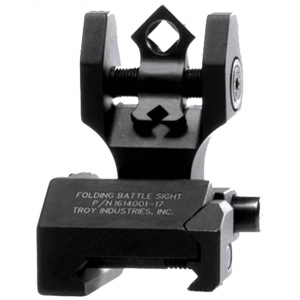 Troy Ind SSIDDOARFBT00 Dioptic Folding Sight Rear Black