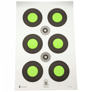 ACTION TGT TRIDENT BLSEYE GRN 100PK