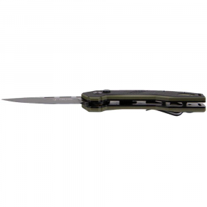 Telum Tactical Knife Incinerator OD Green/Black Automatic 3.5in S35V Blade