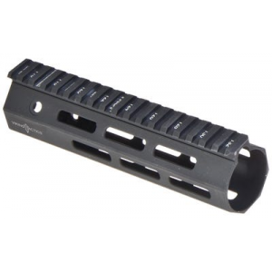 Troy Ind SRAIML190BT00 Battle Rail M-LOK AR15/M16 Black Hardcoat Anodized Aluminum 9