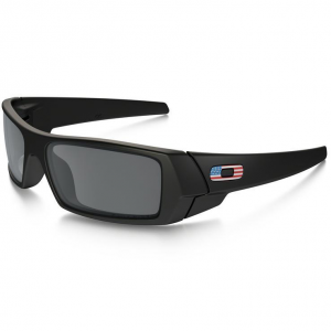 Oakely GASCAN Gascan Toric Gray Lens w/Matte Black Frame w/USA Flag