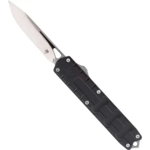 Cobratec Knives COBRATEC OTF ENFORCER BLACK 3.25 M390 DROP POINT - $126.10 at BattleHawk Armory
