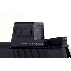 Dawson Precision(R) Optic (DPO) Reflex System for Holosun EPS Carry, Patented DPO-ECO Carry Height, Black Rear Co-Witness