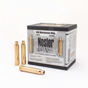 Nosler 10227   300 Win Mag Rifle Brass 50 Per Box