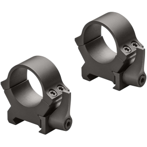 Leupold 174071 QRW2 Rings  Leupold Cross Slot Base 1 High Black Matte