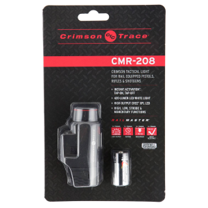 Crimson Trace CMR208S Rail Master Universal Tactical Light 420/110 Lumens CR123A Lithium (1) Black