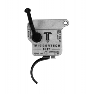 TriggerTech Rem 700 Duty, Single Stage, Top Safety, Right-Handed, Curved Black Trigger