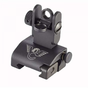 Wilson Combat TRQDSF Rail Mount Front Sight AR-15 Quick Detach, Flip-Up Black Black