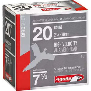 AGU TARGET LOAD 20GA 2.75 1OZ #7.5 25/10