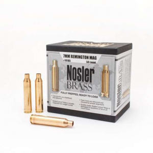 Nosler 10185   7mm Rem Mag Rifle Brass 50 Per Box