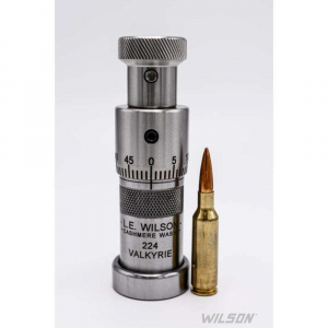 Wilson Stainless Steel Micrometer Top Inline Seater Die 22 Creedmoor