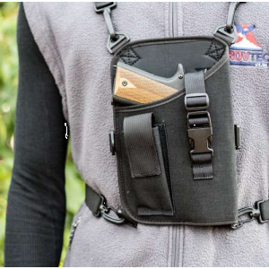 Grovtec US Inc GTHL14905R Trail Pack  Black 1000D Nylon Shoulder 4-5 Lg Auto Right Hand