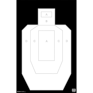 Action Target Action Target IPSCPBKB100 High Visibility IPSC/USPSA  Silhouette Hanging Heavy Paper Target 23 x 35 100 Per Box - $39.68 at BattleHawk Armory