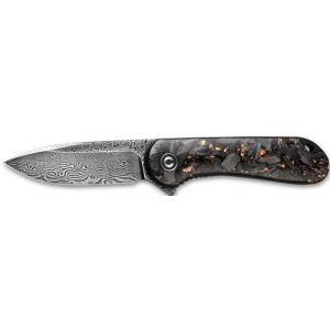 CIVIVI KNIFE ELEMENTUM 2.96 SHREDDED CBN FBR/COPPER DMSCS