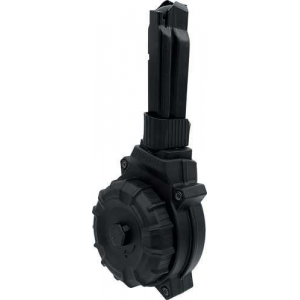 PROMAG DRUM SW SHIELD PLUS 9MM 50RD BLK POLY