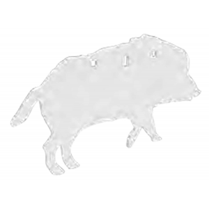 Birchwood Casey BC-47709 Centerfire Silhouette Boar 3/8 AR500 Steel Target