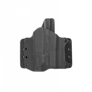 BlackPoint Tactical Leather Wing Light-Mounted for Lionheart Vulcan 9 w/ TLR-7 Sub, Right-Handed, OWB Holster