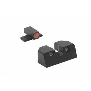 Meprolight Mepro Hyper-Bright Fixed Set w/ Orange Ring Front for Sig Sauer 9mm/.357sig P-Series Dovetailed