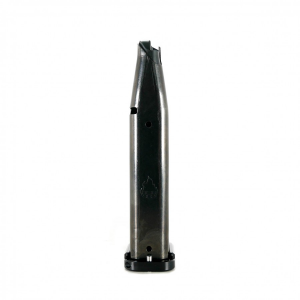 Atlas Gunworks 126m SLIDELOCK 9mm 18 Round Black DLC Premium Magazine w/ Black Basepad