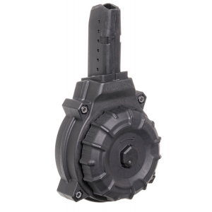 ProMag DRMA12 AR-15 9mm Luger 50rd Black Polymer Drum Glock Style