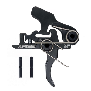 Rise Armament RA100BLK RA-100 Trigger Black Nitride Curved Fits AR-Platform