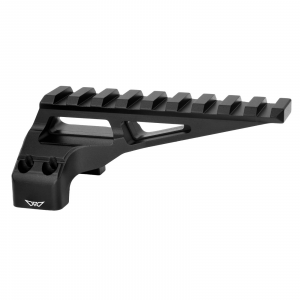 Warne 7861M, 36mm Diving Board Precision Mount, Black
