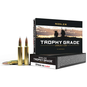 NOSLER 60117 Trophy Grade 30 NOSLER 180 Gr Accubond 20 Bx/ 10 Cs
