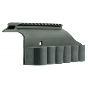 TacStar 1081029 Sidesaddle Rail Mount 500, 590 Aluminum/Rubber Black