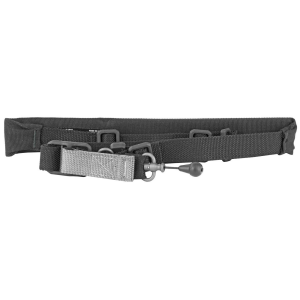 Blue Force Gear VCAS2TO1RED200AABK Vickers 221 Sling with RED Swivel 2 W Padded Single/Two Point Black Cordura