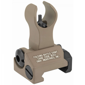 Troy Ind SSIGFBSFHFT00 BattleSight HK Front Sight AR-15, M4, M16 Folding Black Flat Dark Earth