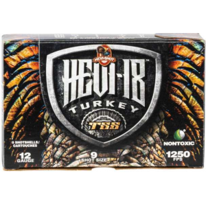 HEVISHOT 4509 Hevi-18 Turkey Tss 12 Gauge 3.5 2 1/4 Oz 9 Shot 5 Bx
