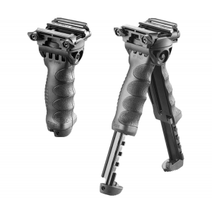 FAB DEFENSE FX-TPODG2QR T-Pod G2 Quick Release Bipod Forend Grip Polymer Black/Aluminum Black