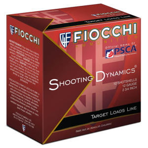 FIOCCHI 12ga 2.75 1.25oz 8 Shot Shotgun Ammunition 25rd Box