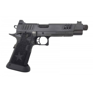 Staccato 2011 XL 9mm 6 Threaded DLC Barrel 2 Magazines CS Frame DLC Slide Optics Ready Tac Texture Grips Pistol