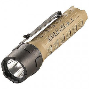 Streamlight 88612 PolyTac X USB 600/260/35 Lumens LED Polymer Coyote Lithium with USB Cord