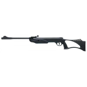 Ruger Air Guns 2244020 Ruger Explorer Youth Spring Piston 177 Pellet 1rd Black Black All Weather Thumbhole Stock