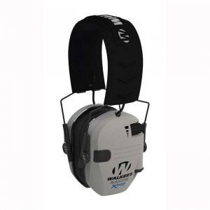 Walkers GWP-XDRSEM-G Razor Pro Digital Polymer 23 dB Over the Head Gray Ear Cups w/Black Band