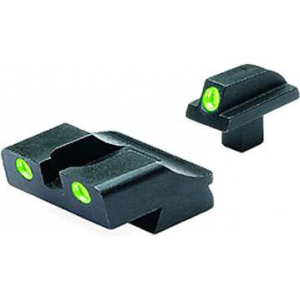 Meprolight ML10776 Tru-Dot Night Sight Set Colt Govt (New Models .125 Tang) Fixed Green Green Black