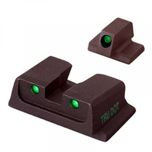 Meprolight ML11766 Tru-Dot Night Sight Set S&W M&P 9/40 Full/Compact Fixed Green Green Black