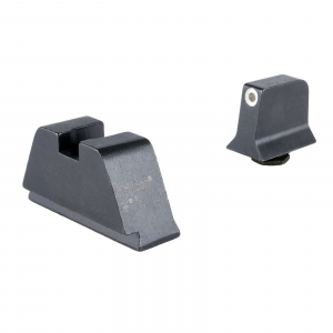Trijicon GL201C601136 Suppressor/Optic Height Sights-Glock Standard Frame Black Green Tritium White Outline Front Sight Black Rear Sight