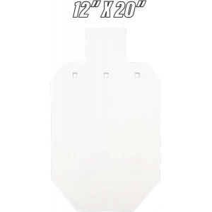 BASH TARGET AR500 SILHOUETTE TWO-THIRD SIZE 12X20-3/8